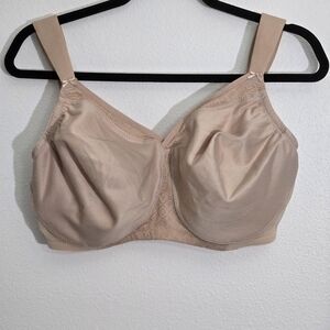 Glamorise Women's Beige Full Coverage Bra - NWOT